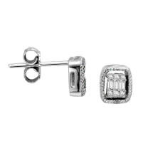 Ariş EDF05344 Baget Pırlanta Küpe