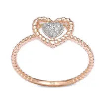 Ariş RDF04086-0001 Pırlanta Kalp Yüzük