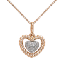 Ariş PDF04980-0001 Pırlanta Kalp Kolye