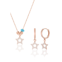 Azuris ALK7018 Yıldız Kadın Zirkon Set