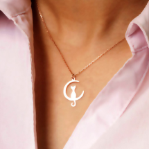 Azuris ALK1307 Alone Cat Kolye