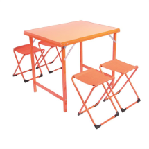 Andoutdoor  HXPT-8829-T-04C French 4 Masamatik  Masa ve Sandalye Seti 