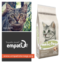 Empati Derneği 15 Kg Kedi Maması Bağışı