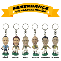Fenerbahçe Veteranlar Kulübü Altı Adet Anahtarlıklı Figür