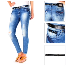 Paul Targetti 8082  Kadın Denim Pantolon