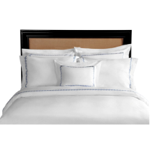 Haremlique Bebek Beyaz/Mavi 50*75 Oxford Yastık Kılıfı