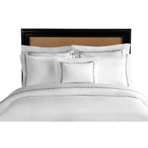 Haremlique Topkapı Beyaz/Siyah 35*50 Mini Yastık Kılıfı