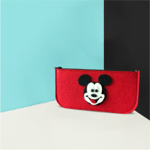 KeçeLove Mickey Mouse Desenli Cüzdan