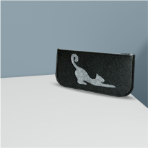 KeçeLove Kedi Desenli Cüzdan