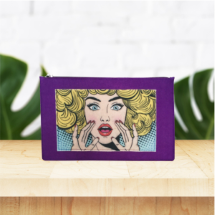 KeçeLove Mor Portföy Çantası