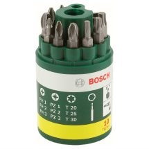 Bosch 10 Parça  Vidalama Ucu Seti