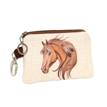 Farilya Tasarım FR1026 At Baskılı Keten Cüzdan