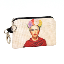 Farilya Tasarım FR1022 Frida Baskılı Keten Cüzdan