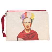 Farilya Tasarım FR0612 Frida Baskılı Keten Clutch