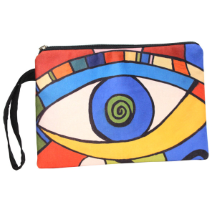 Farilya Tasarım FR0619 Göz Baskılı Clutch