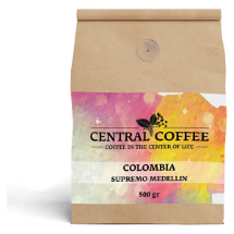 Central Coffee Colombia Supremo Medellin 500 gr Öğütülmüş Filtre Kahve