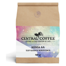 Central Coffee Kenia AA Top Karugi Kirinyaga 500 gr Öğütülmüş Filtre Kahve
