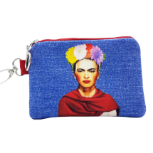 Farilya Tasarım FR1007 Frida Baskılı Kot  Cüzdan