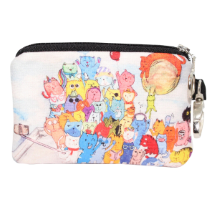 Farilya Tasarım FR1039 Selfie Çeken Kediler Baskılı Cüzdan