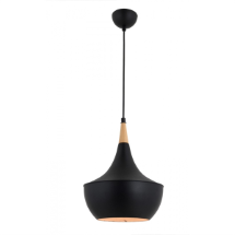 Avonni AV-4106 E27 Metal Ahşap 40cm  Modern Avize