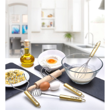 Polo Chef 101PCG Gold 4'lü Çırpıcı Seti