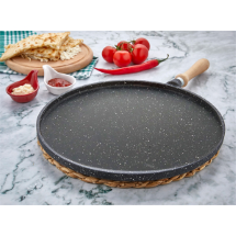 Polo Shef GZT26 Çift Taraflı Yuvarlak Izgara Tava