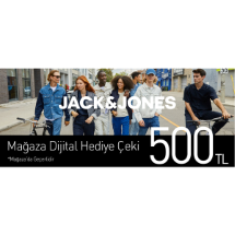 Jack&Jones 500 TL Mağaza Dijital Hediye Çeki