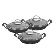 Polo Shef GDS182022 3'lü Granit Döküm Sahan Set