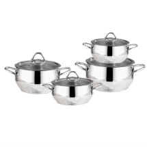 Polo Shef GDS08 8 parça  Çelik Tencere Set