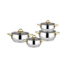 Polo Shef GDG08 8 parça  Çelik Tencere Set