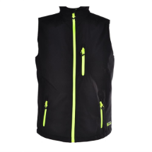 Freecamp FMV003 Vest Erkek Softshell  Siyah Yelek