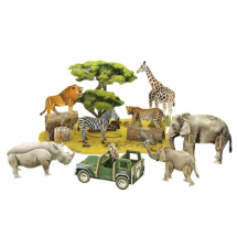 Cubic Fun DS0972h National Geographic Afrika Yaban Hayatı 3D Puzzle