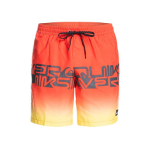 Quiksilver Word Block 17" 108479 Fiery Coral  Deniz Şortu