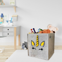 KeçeLove Unicorn Figürlü Keçe Organizer Sepet