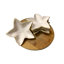 Cosiness CRZ-YLDZ Yıldız Seramik 4lü Çerezlik