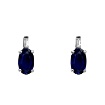 Ariş EDS02314 Pırlanta Safir Küpe