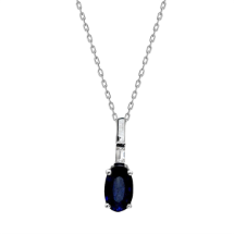 Ariş PDS01619 Pırlanta Safir Kolye