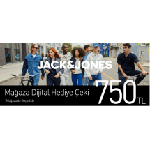 Jack&Jones 750 TL Mağaza Dijital Hediye Çeki
