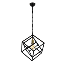 Avonni AV-60117-1BSY E27 Siyah Boyalı Metal Modern Avize