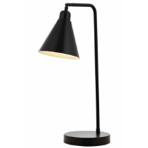 Avonni ML-62077-02 E27 Siyah Boyalı Metal Masa Lambası