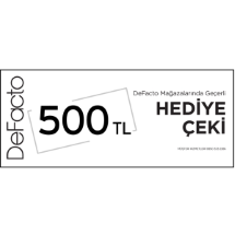 Defacto 500 TL Mağaza Dijital Hediye Çeki