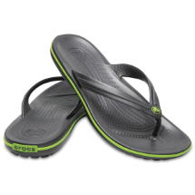 Crocs CR11033-0A1 Crocband Gri  Unisex Flip Terlik