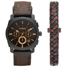 Fossil FFS5251SET Erkek Set Kol Saati ve Bileklik