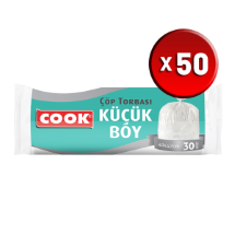 Cook 40x47 cm Küçük Boy  50 Adet Çöp Torbası