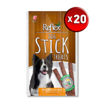 Reflex Plus RFT-071 Dana Etli Tahılsız 3x20'li Köpek Ödül Maması