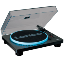 Lenco LS-50LEDBK LED Işıklı Dahili Hoparlörlü Pikap