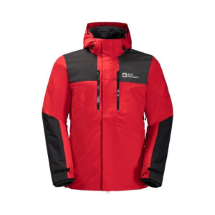 Jack Wolfskin 134345 Jasper 3IN1 Adrenaline Red  Outdoor Erkek Mont