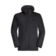 Jack Wolfskin 134462 Glaabach 3IN1 JKT M Black  Su Geçirmez Outdoor Mont