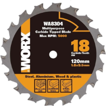 Worx WA8304 120X9,5MM Elmas Daire Testere Bıçağı