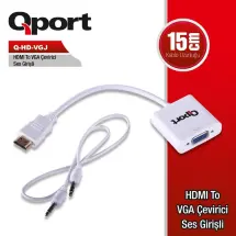 Qport Q-HD-VGJ Hdmi To Vga Çevirici